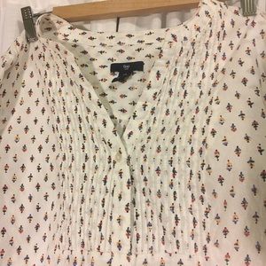 Gap flowered tunic shirt